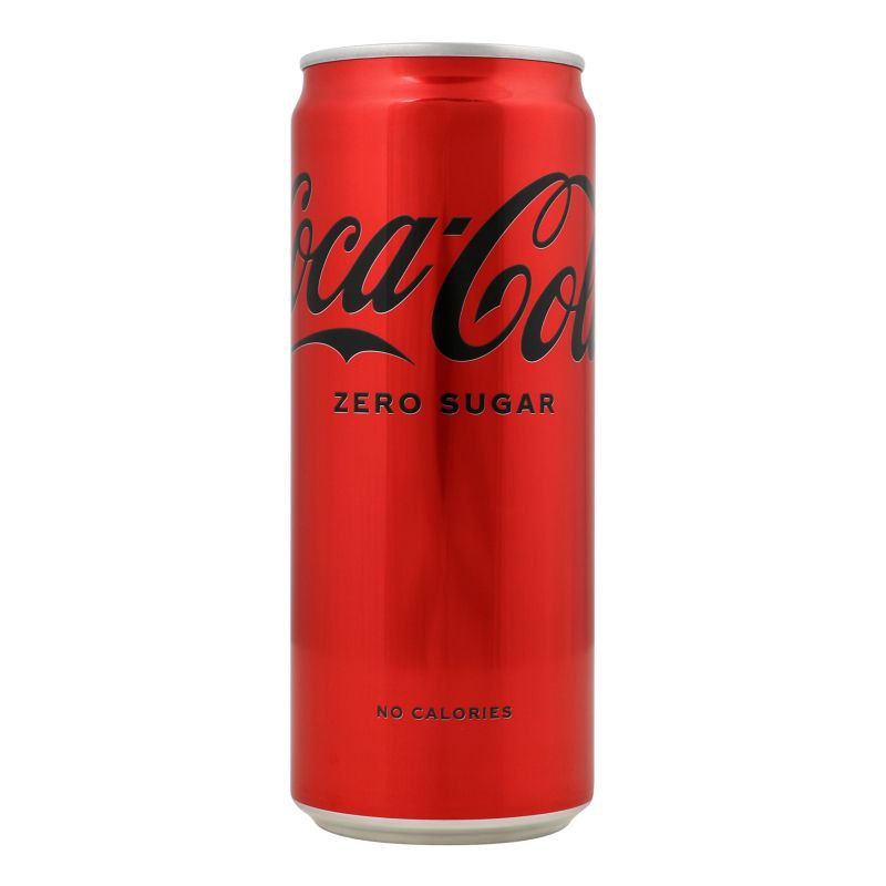 Напій сильногаз. Coca-Cola Zero Sugar 0.33 л з/б